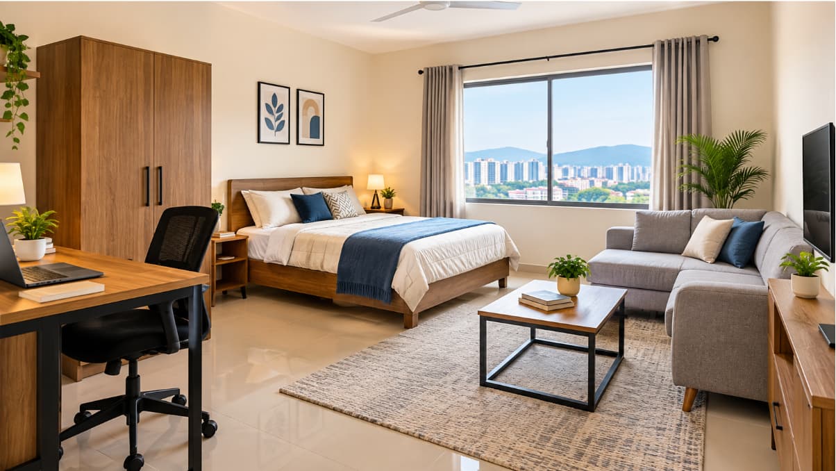 Furniture Rental for Bachelors in Pune