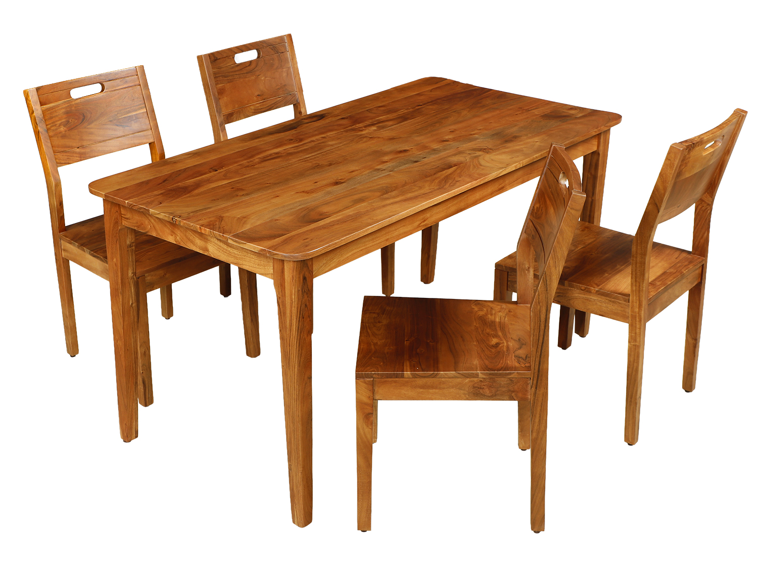 Nord Solid Wood 4 Seater Dining Table on rent in Pune from Bhadepay - image 2