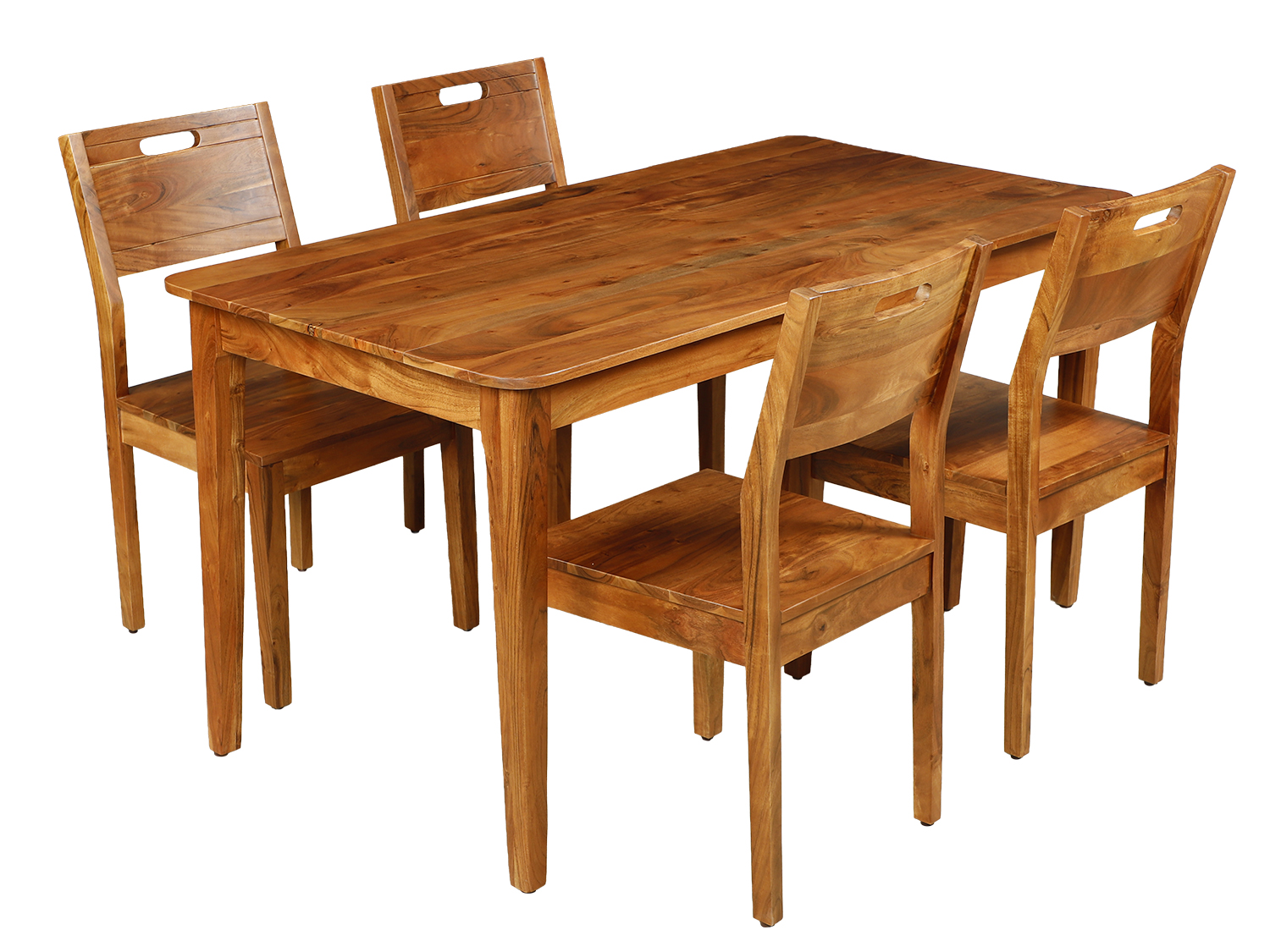 Nord Solid Wood 4 Seater Dining Table on rent in Pune from Bhadepay - image 3
