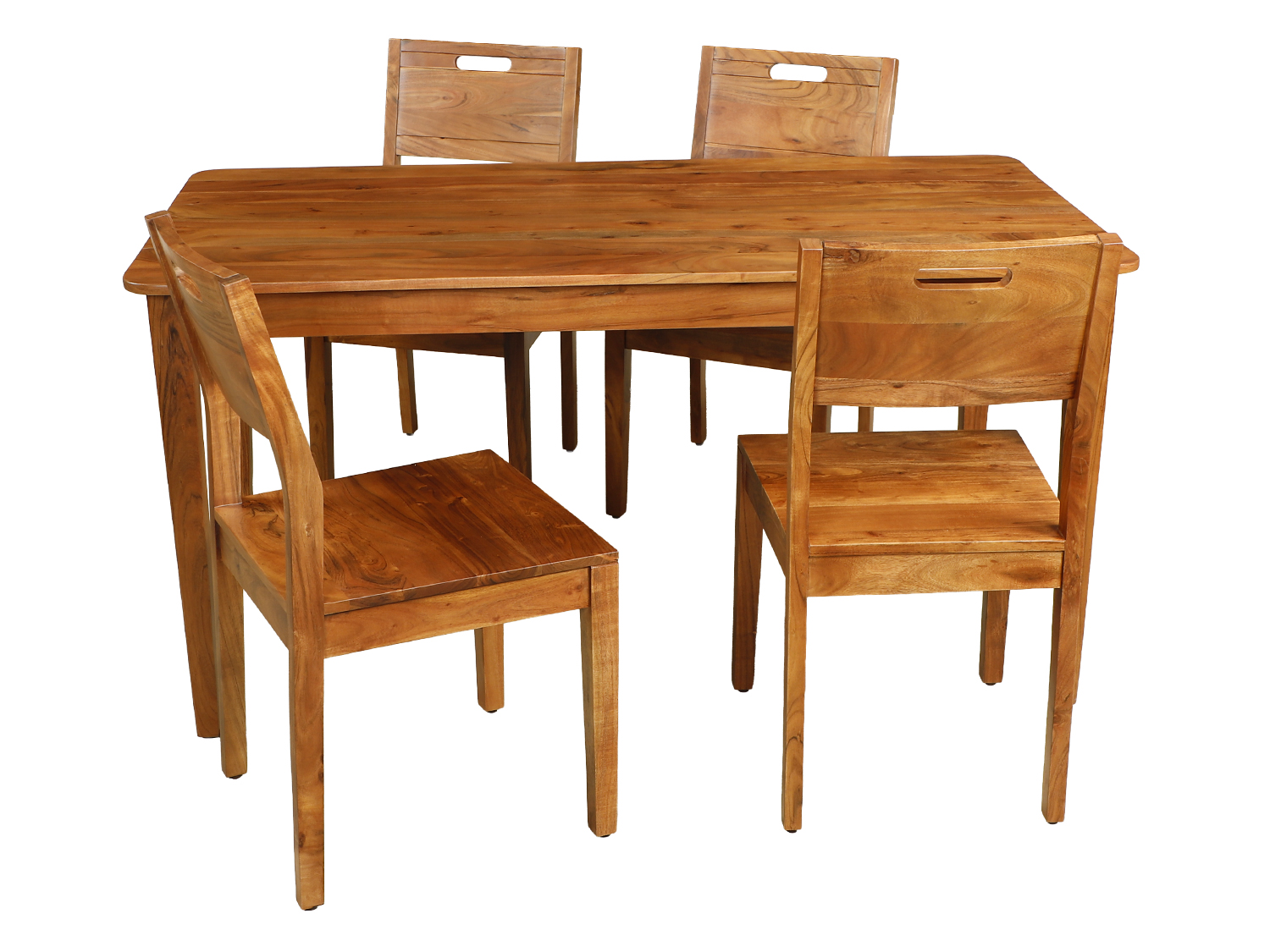 Nord Solid Wood 4 Seater Dining Table on rent in Pune from Bhadepay - image 4