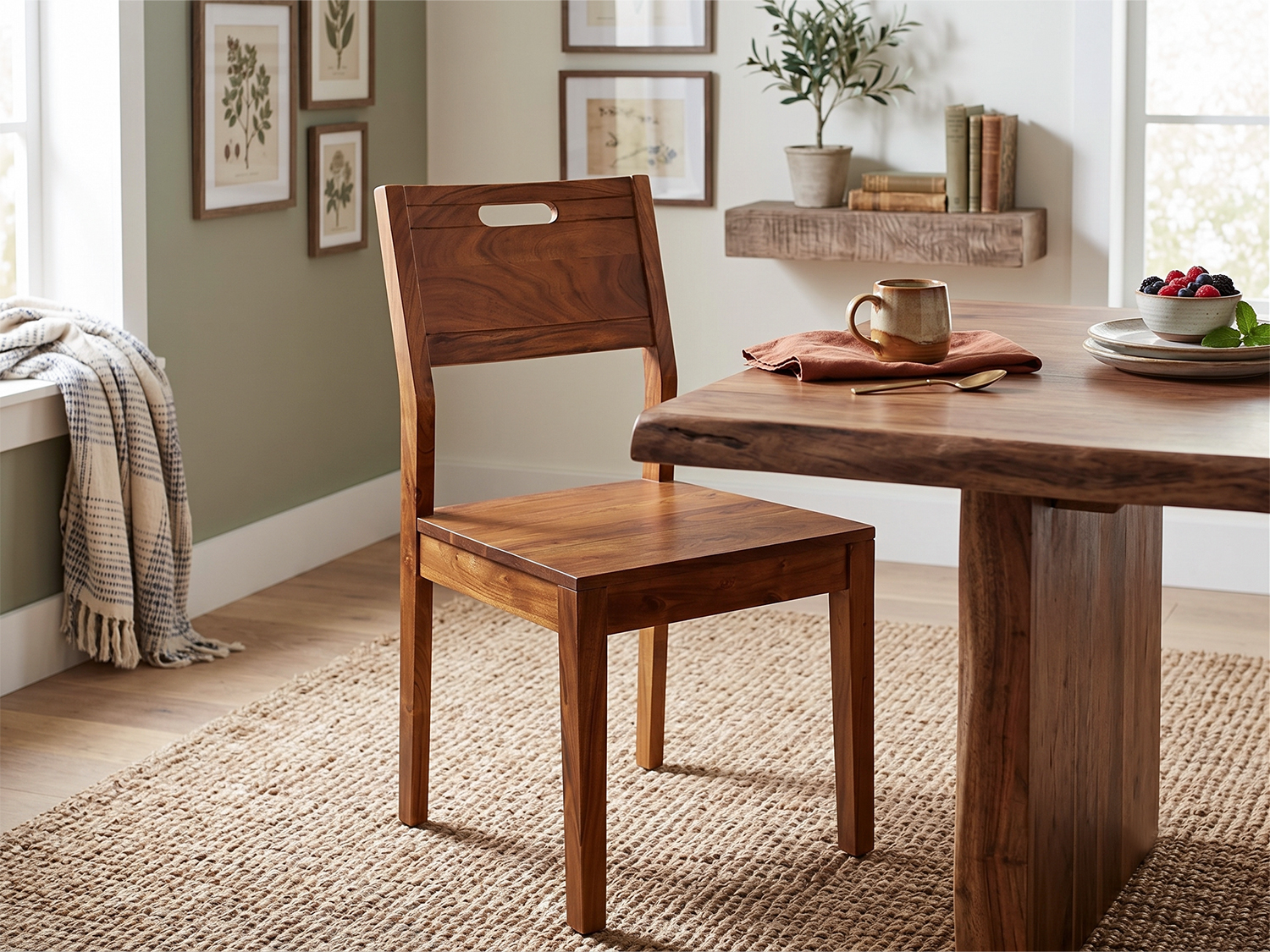 Nord Solid Wood 4 Seater Dining Table on rent in Pune from Bhadepay - image 5