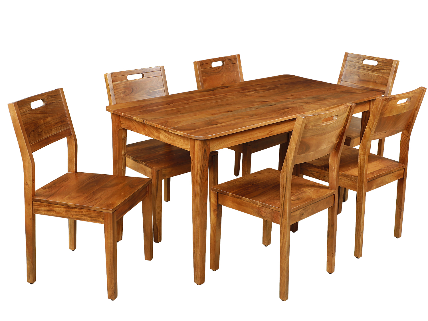 Nord Solid Wood 6 Seater Dining Table on rent in Pune from Bhadepay - image 2