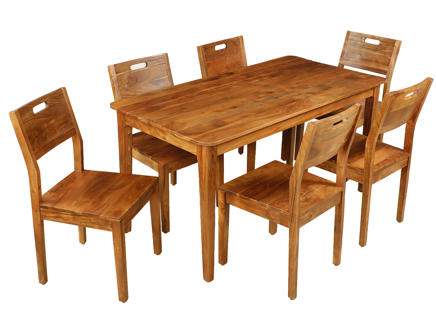 Nord Solid Wood 6 Seater Dining Table on rent in Pune from Bhadepay - image 3
