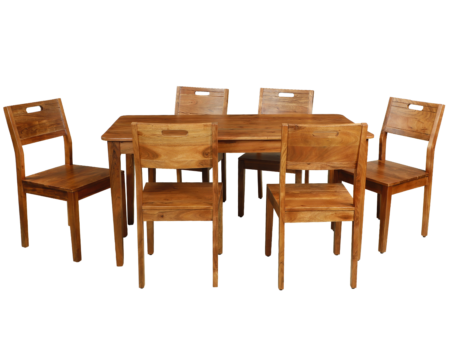 Nord Solid Wood 6 Seater Dining Table on rent in Pune from Bhadepay - image 4
