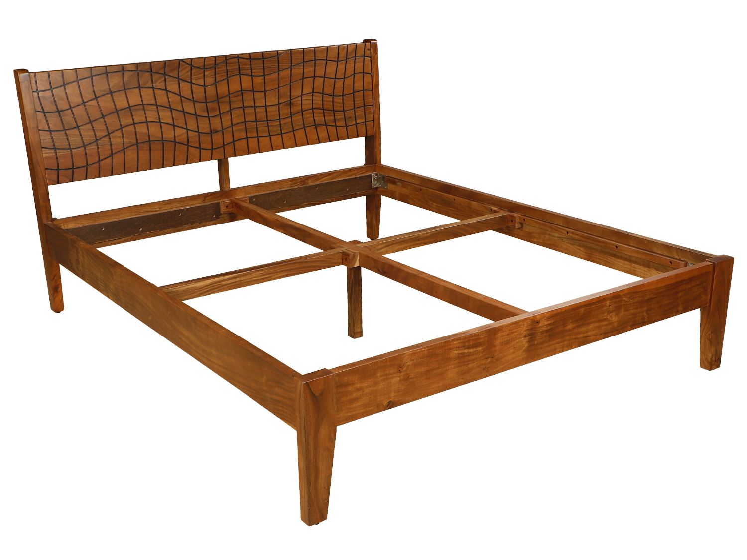 Loma Solid Wood Queen Bed on rent in Pune from Bhadepay - image 4