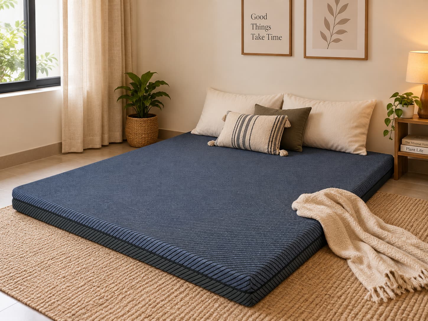 Premium Queen Mattress Bonded Foam | 5 Inch available on rent from Bhadepay in Pune - image 1