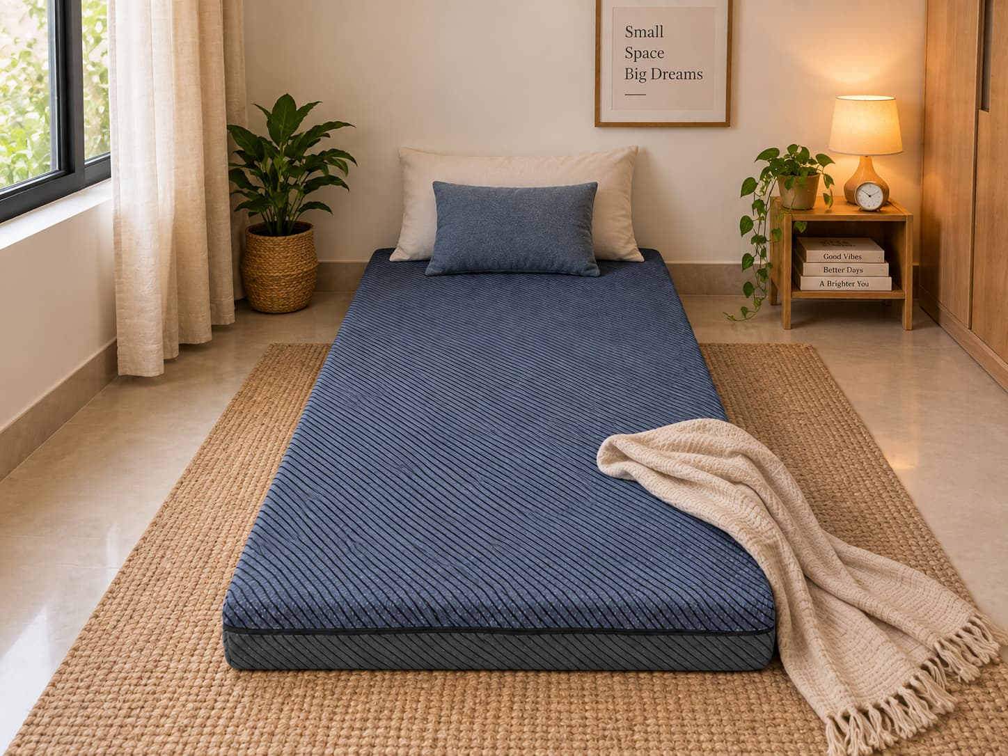 Premium Single Bed Mattress Bonded Foam | 5 Inch available on rent from Bhadepay in Pune - image 1