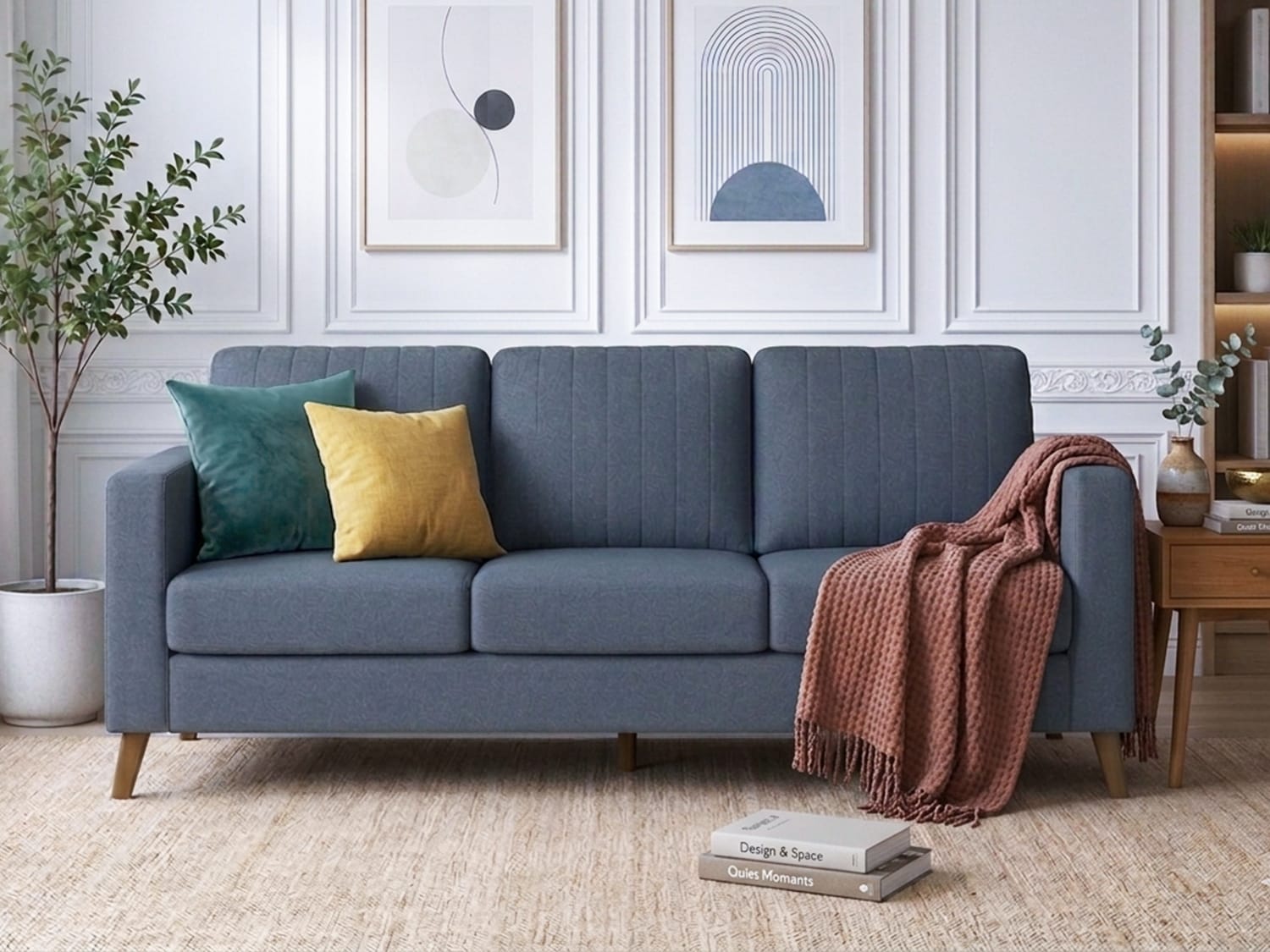 Saville Triple Seater Sofa available on rent from Bhadepay in Pune - image 1