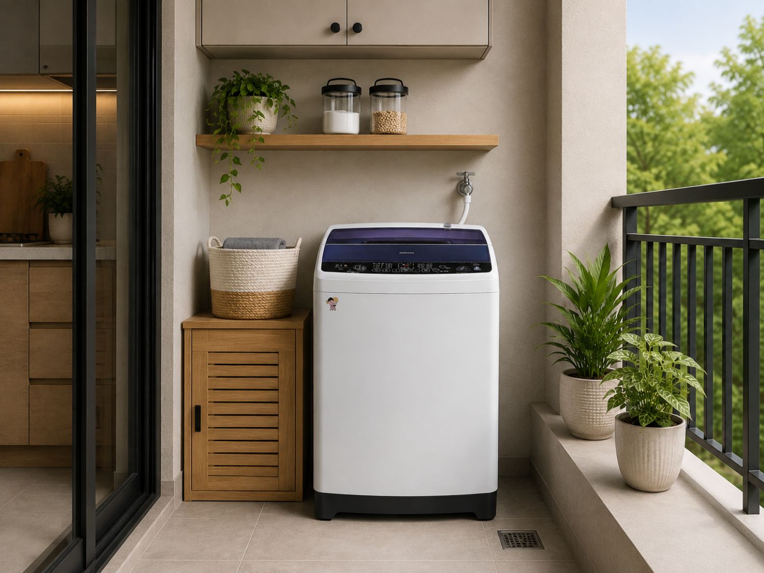 6.5 Kg Fully Automatic Washing Machine on Rent in Pune from BhadePay - image 1